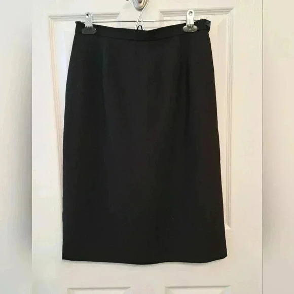 ❤️ Vintage Jones New York Seperates Black Suit  Skirt Women's Size 6 - Picture 1 of 10